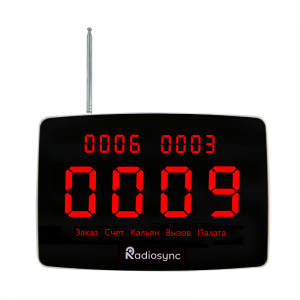 Универсальное табло вызова персонала Radiosync R22901